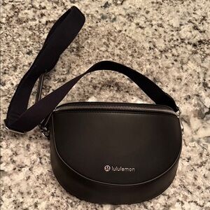 lululemon athletica Sleek Black Crossbody Bag